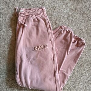 Pink J80 jogger sweatpants